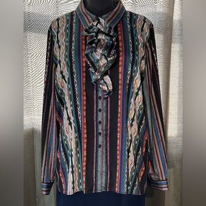 Simon Chang blouse with removable tie